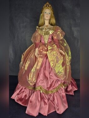 Franklin Heirloom Cinderella Princess Porcelain Doll